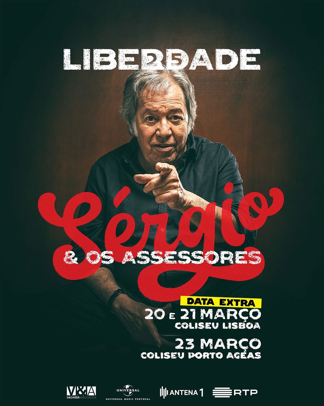 Sérgio Godinho Returns to the Coliseums with “Liberdade25”
